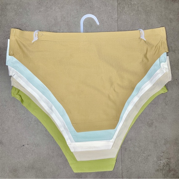 Danskin Women's No Show Panties - Olive, Cream, Beige (Set of‎ 5) - Picture 2 of 2